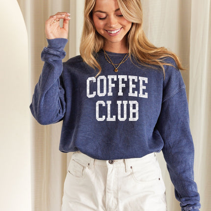 Coffee Club Mineral Graphic Sweatshirt