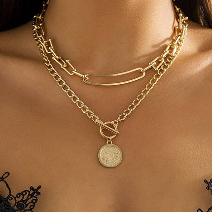 BOHEMIA URBAN GOLD GEOMETRIC NECKLACE