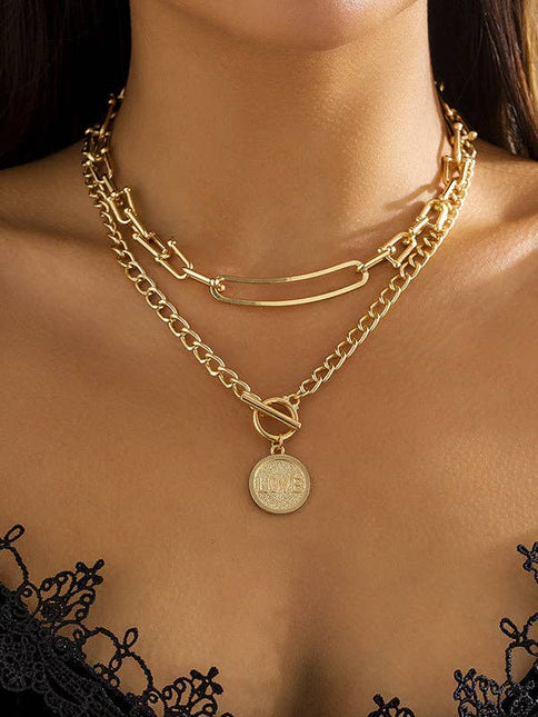 BOHEMIA URBAN GOLD GEOMETRIC NECKLACE