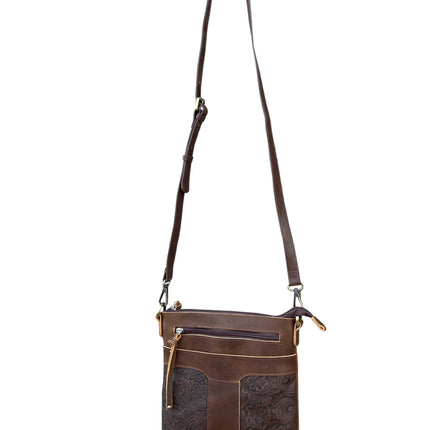ROMA Vintage Leather Crossbody Shoulder Bag