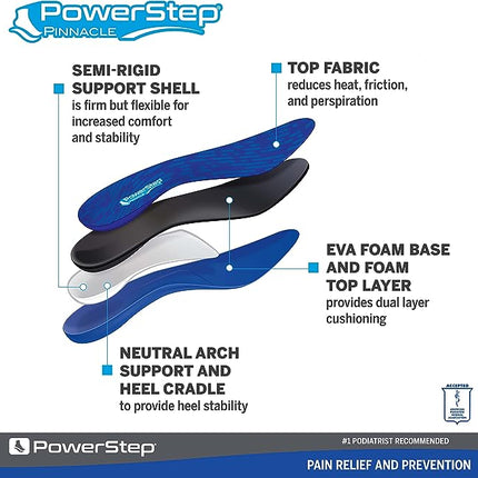 Powerstep Pinnacle Orthotic (Unisex)