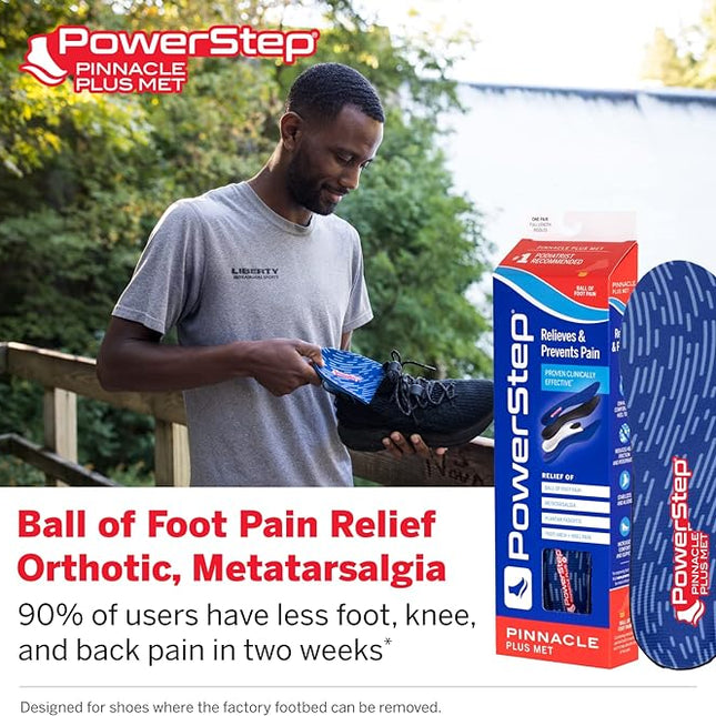 Powerstep Pinnacle Plus Met Orthotic (Unisex)