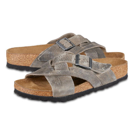 Birkenstock Lugano (Men's) - Faded Khaki