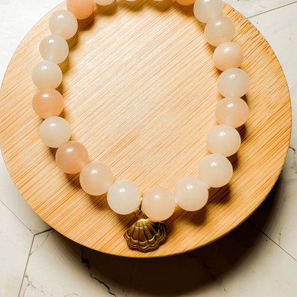 Santore Jewelry Company’s Mala: Pink Aventurine Beaded Bracelet