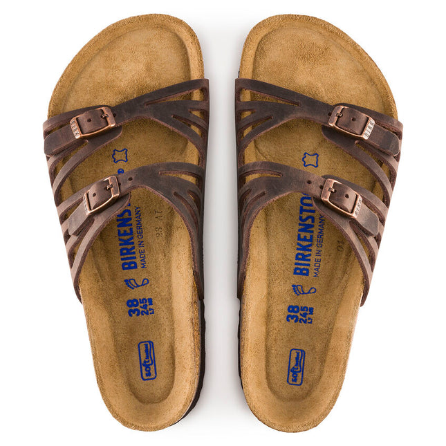 Birkenstock Granada Soft Footbed (Women's) - Habana Oiled Leather