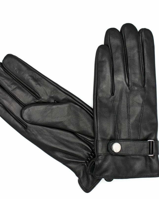 Men's Fleece Lined Leather Gloves