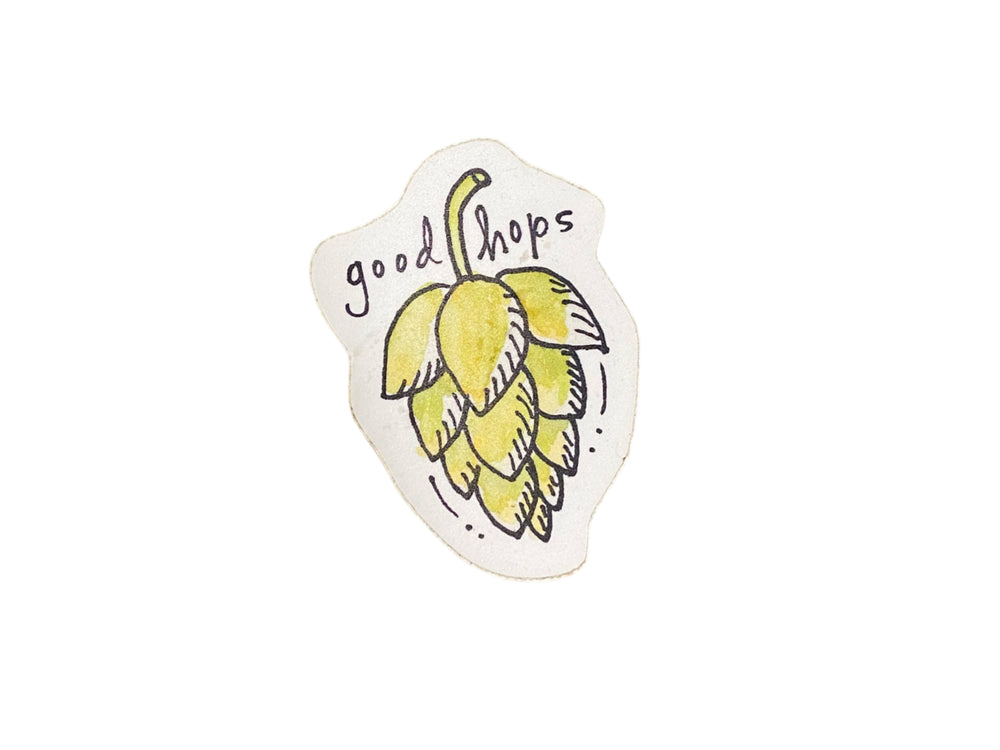 Nice Enough “Good Hops" Sticker