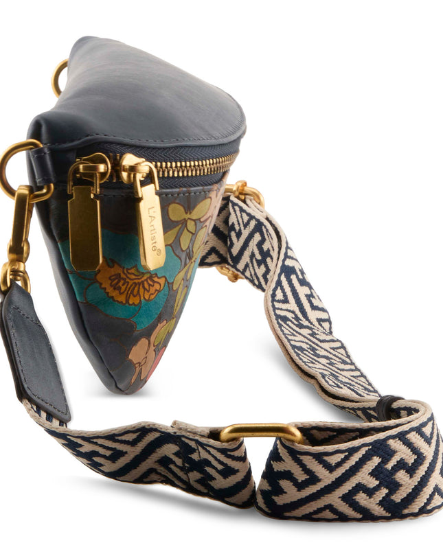 L'Artiste Artisan Crossbody- Blue Multi