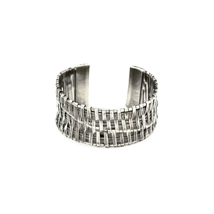 ANJU Basketweave Flat Wide Weave Cuff
