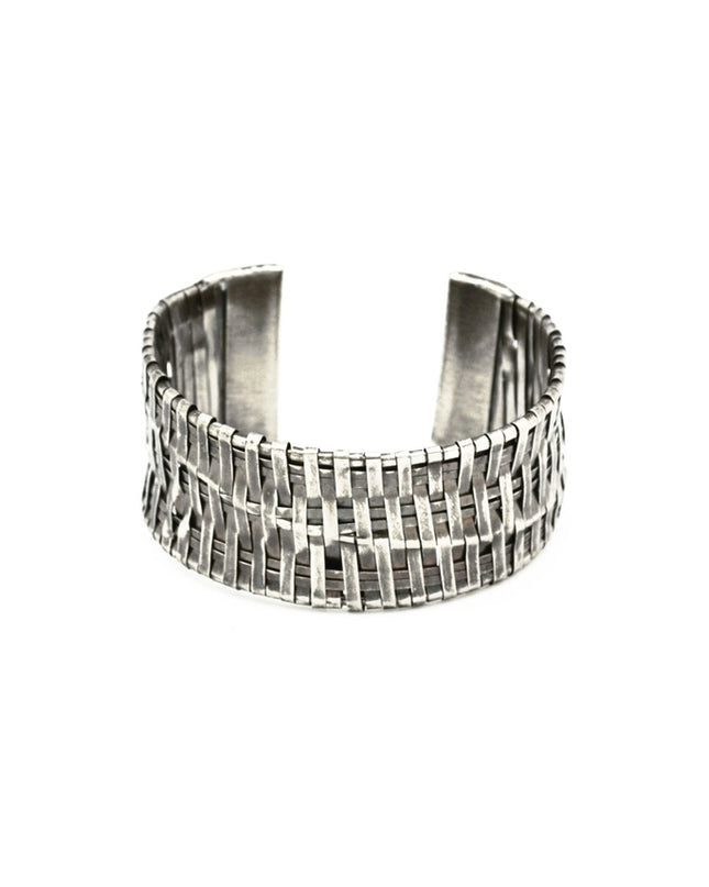 ANJU Basketweave Flat Wide Weave Cuff