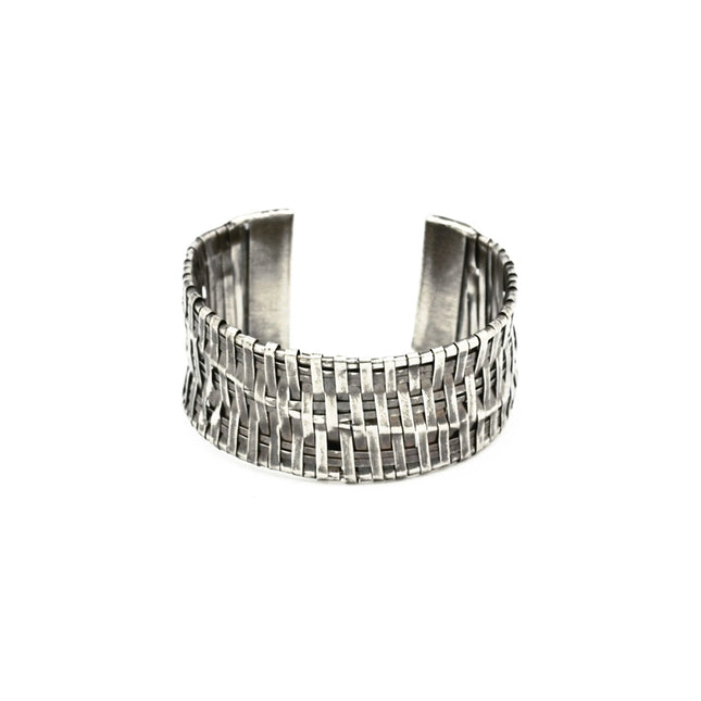 ANJU Basketweave Flat Wide Weave Cuff