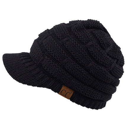 C.C Ribbed Knit Brim Beanie