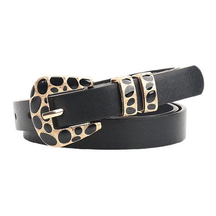 42 POPS Leopard Buckle Belt