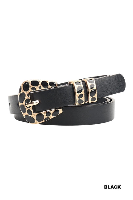42 POPS Leopard Buckle Belt