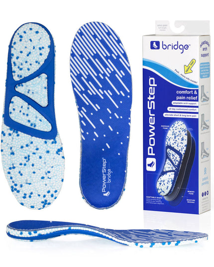 PowerStep® bridge® Adaptable Arch Support Insoles