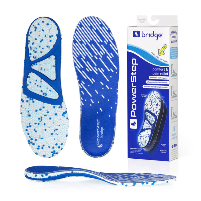 PowerStep® bridge® Adaptable Arch Support Insoles