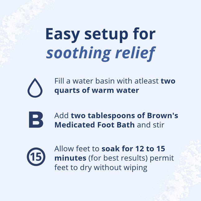 Chiappetta Labs Brown's Medicated Footbath