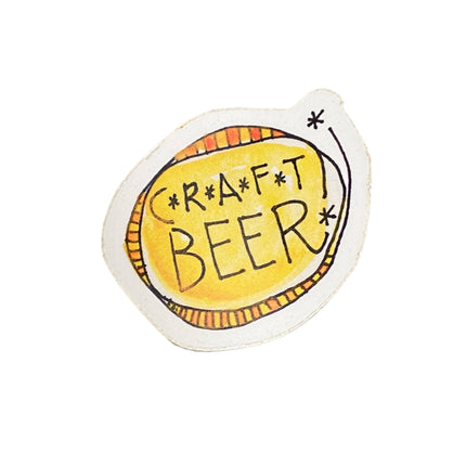 Nice Enough "Craft Beer" Sticker