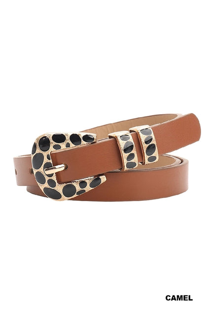 42 POPS Leopard Buckle Belt