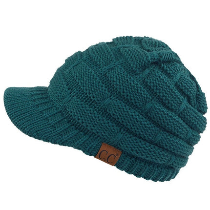 C.C Ribbed Knit Brim Beanie