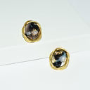 COLORFUL STUD EARRING- GOLD