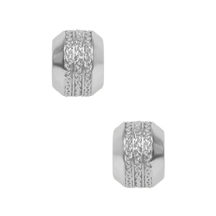 Thick mini hoop polished earring