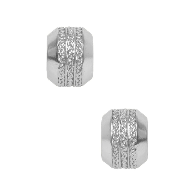 Thick mini hoop polished earring