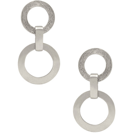 Interlocking ring earring