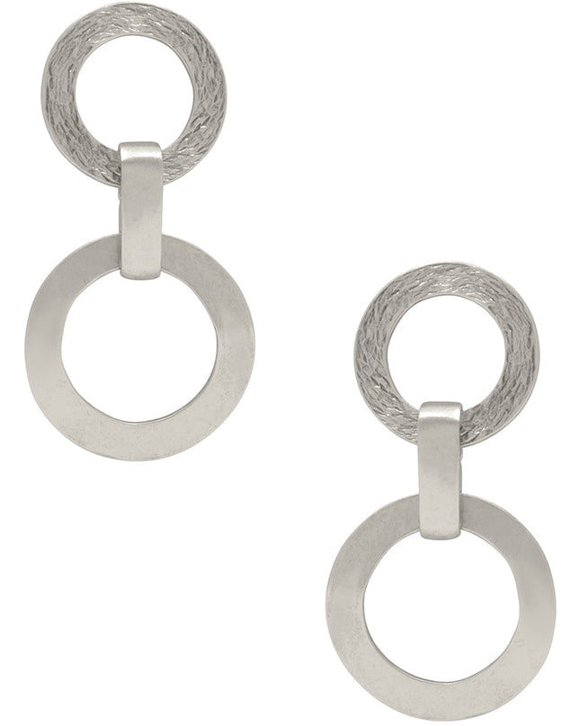 Interlocking ring earring
