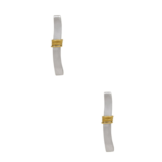 Bow wire knot earring
