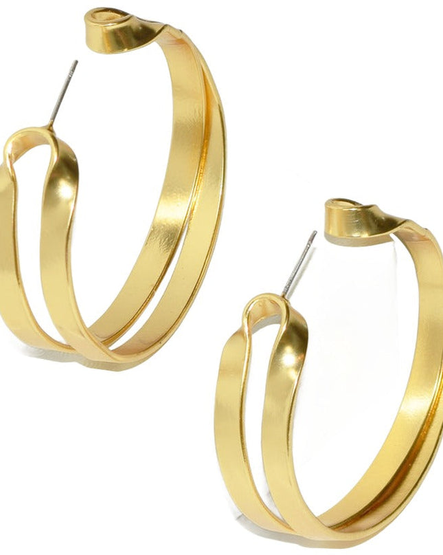 Split Hoop Earrings