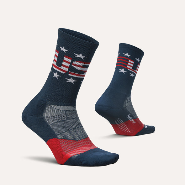Feetures Elite Light Cushion Mini Crew - Limited Edition - USA