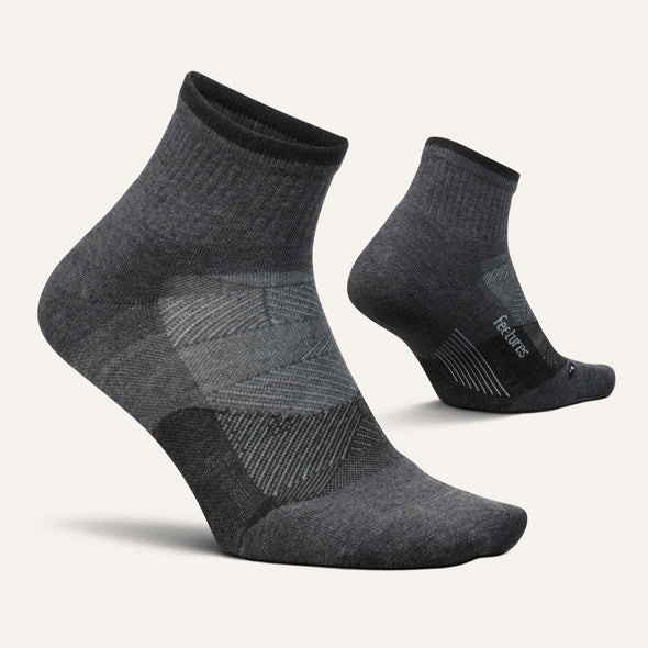 Feetures Trail Max Cushion Quarter - Gray