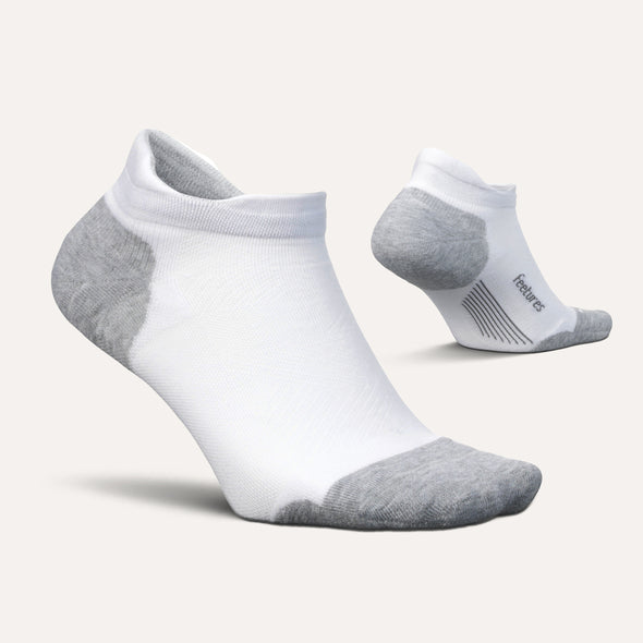 Feetures Elite Max Cushion No Show Tab - White