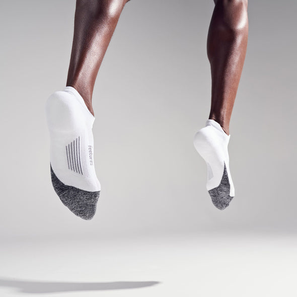 Feetures Elite Max Cushion No Show Tab - White