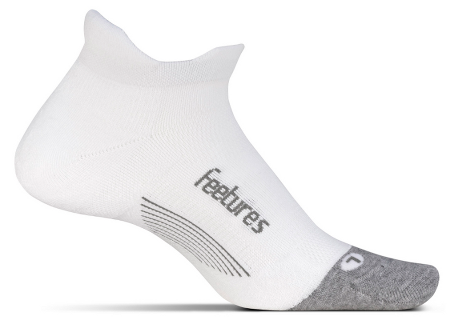 Feetures Elite Max Cushion No Show Tab - White