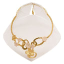 Karine Sultan Abstract Floral Sculptured Necklace