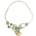 Karine Sultan Abstract Floral Sculptured Necklace
