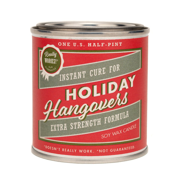 Whiskey River Holiday Hangovers Half Pint Paint Can Candle - 8 Oz