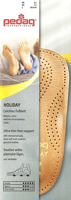 Pedaq Holidy Slim Sheepskin 3/4 Length Orthotic Insole