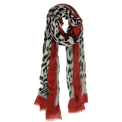 JOY SUSAN ABSTRACT JAG SCARF