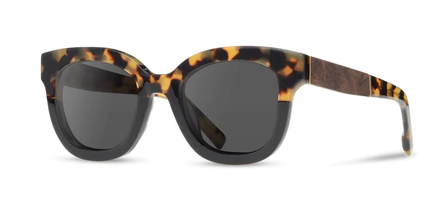 SHWOOD SUNGLASSES - LORANE - LEOPARD/ELM