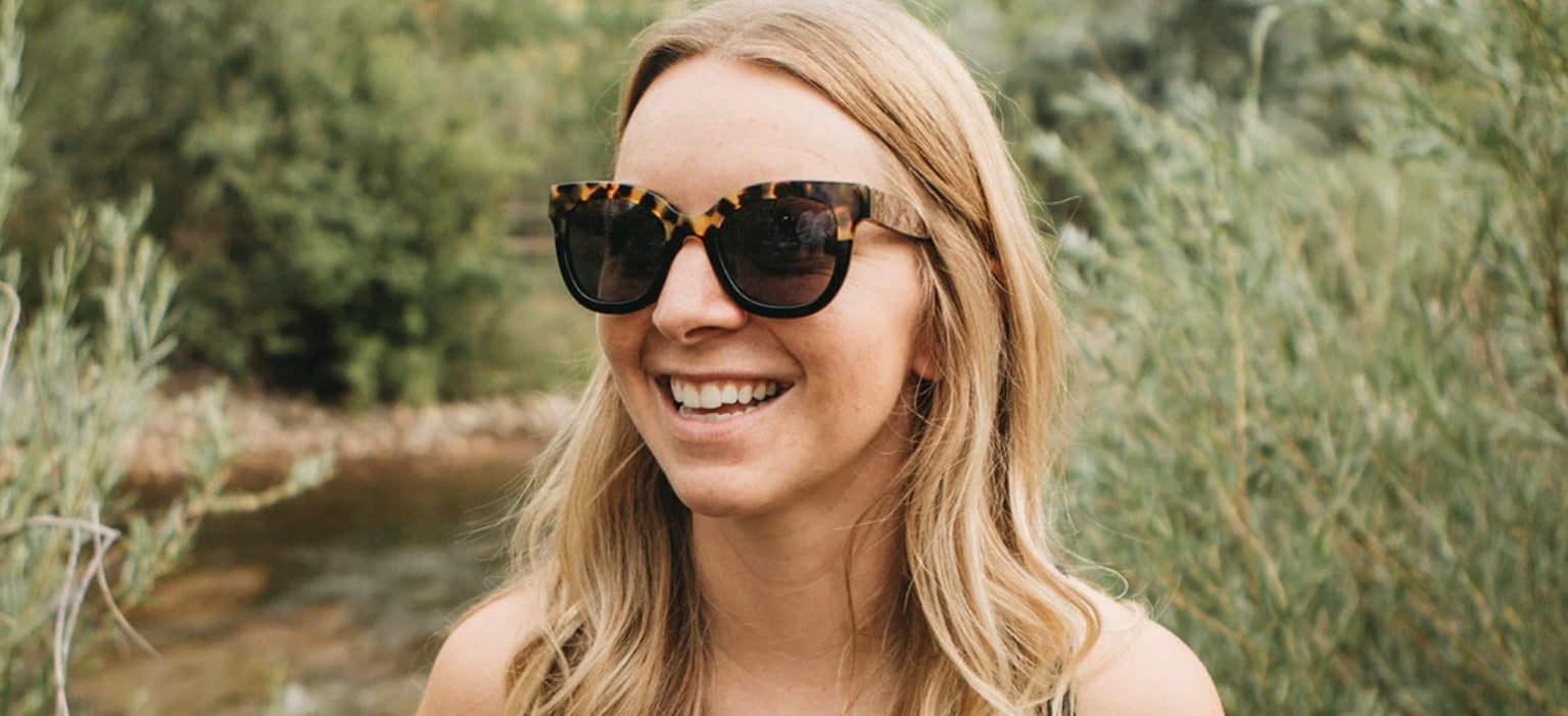 SHWOOD SUNGLASSES - LORANE - LEOPARD/ELM