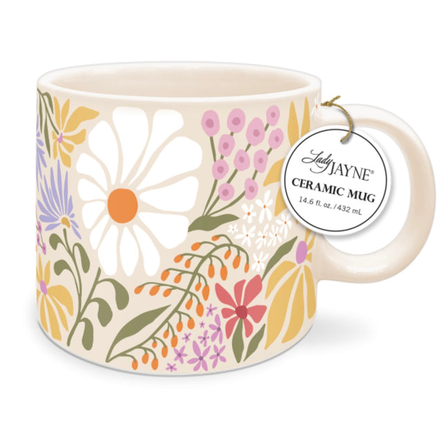 CERAMIC MUG FLOWER MARKET WILDFLOWERS