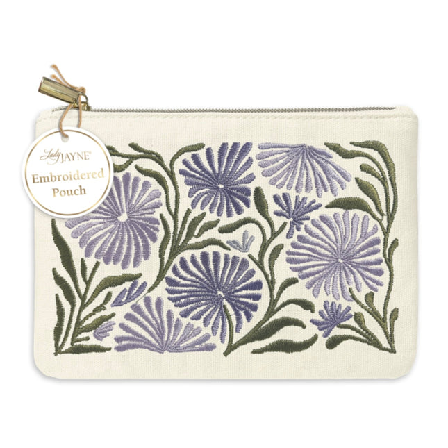 ZIP POUCH FLOWER MARKET ALLIUM