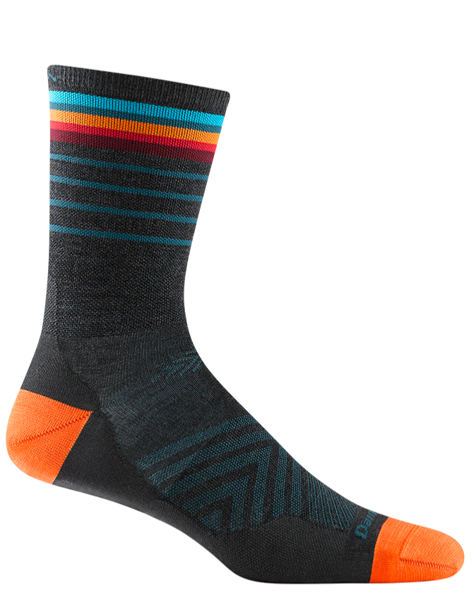 Darn Tough Stride Micro Crew Ultra-Lightweight Running Sock (Men's) - Charcoal