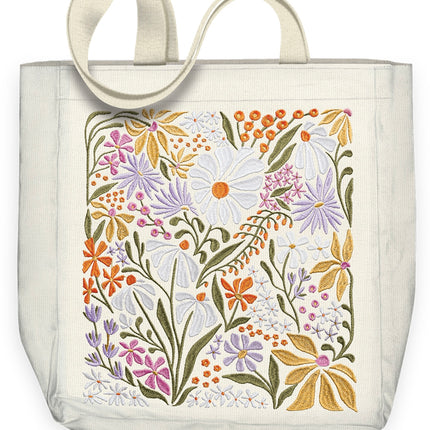 Tote Bag Flower Market Wildflowers
