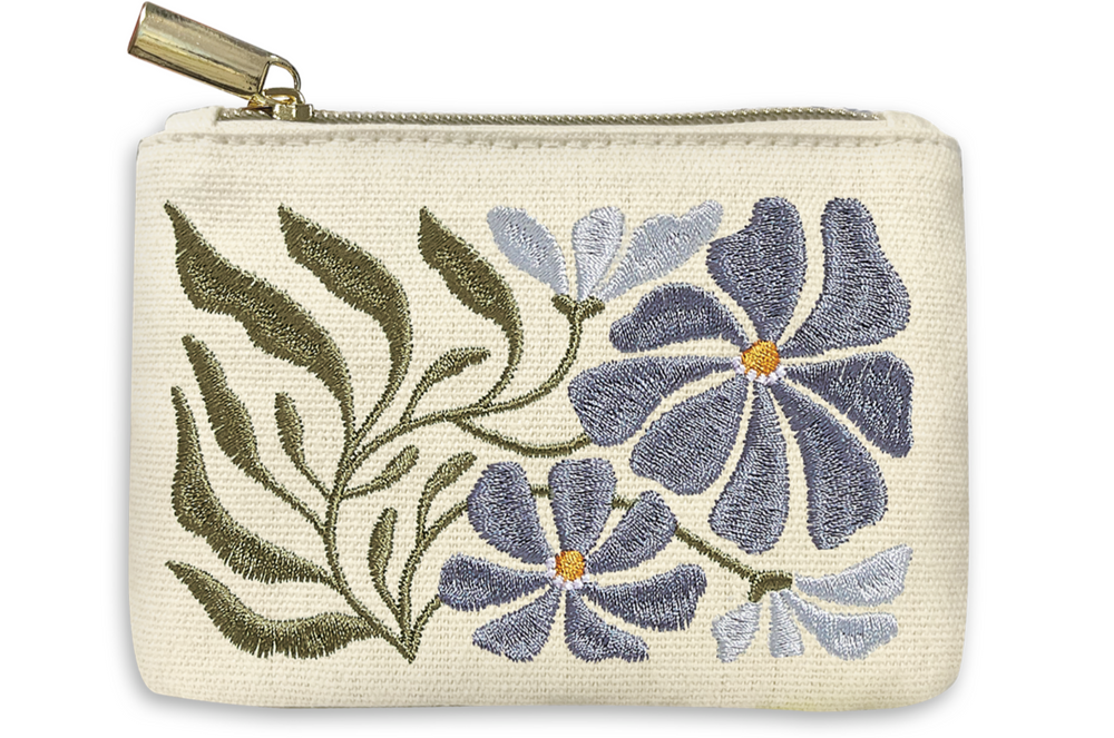 Coin Pouch Flower Market Aster