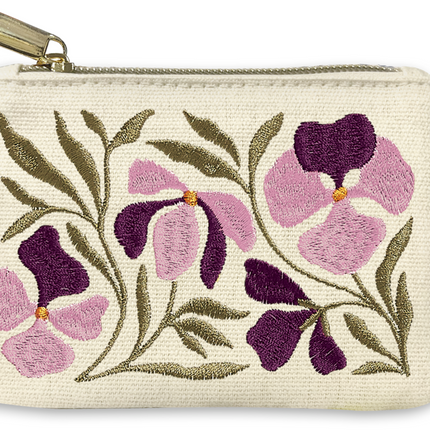 Coin Pouch Flower Market Pansy