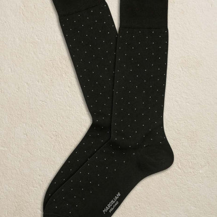 Marcoliani Milano Pima Cotton Lisle Pin Dress Socks